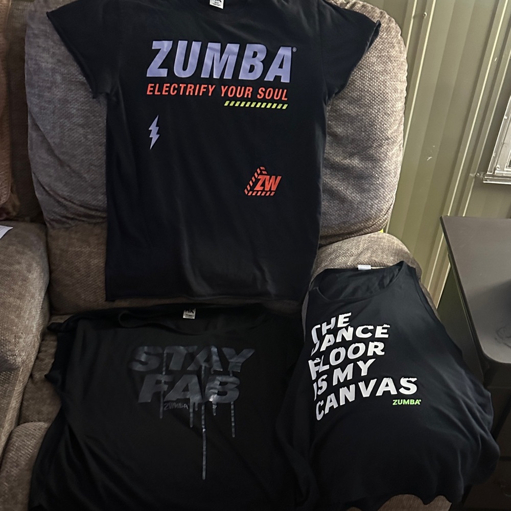 Zumba Fitness Black 'Stay Fab' Tee